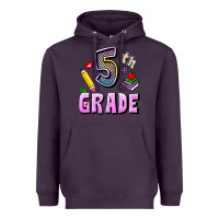 Plum Fifth Grade Heavyweight Hoodie - RanaPortraitStore