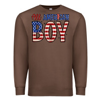 Chestnut all American boy Premium Sweatshirt - Zillion Design Studio