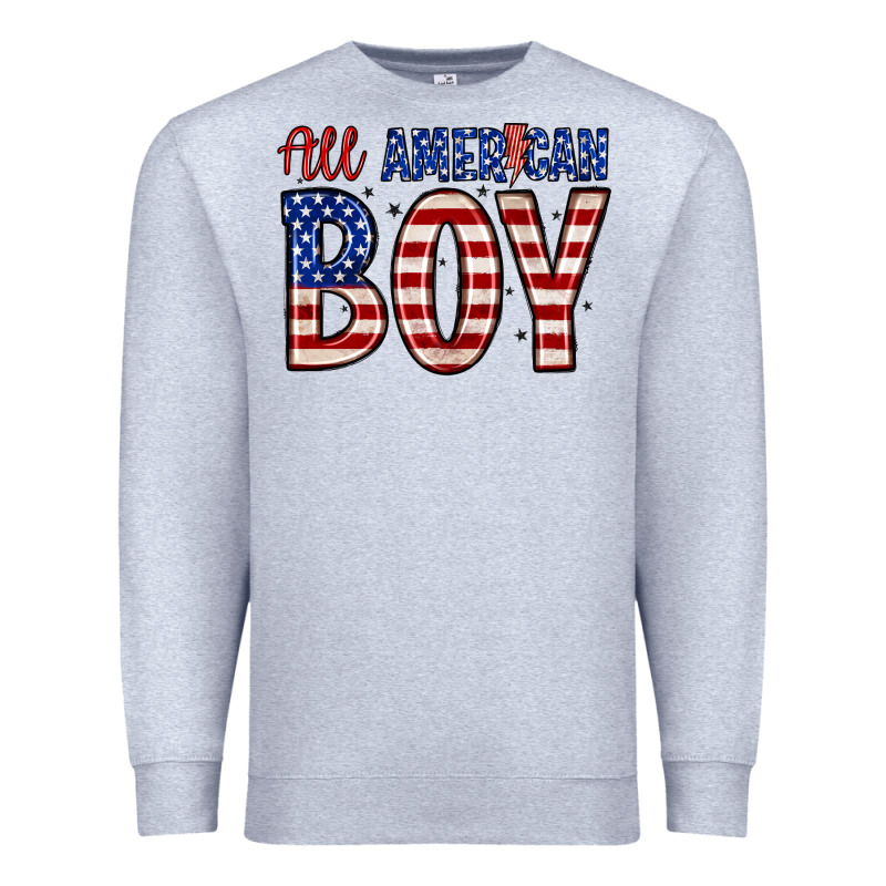 All American Boy Premium Sweatshirt by Zillion Design Studio | Teevron