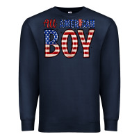 Navy all American boy Premium Sweatshirt - Zillion Design Studio
