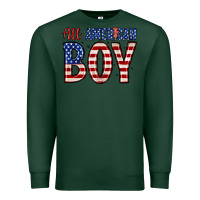 Sports Green all American boy Premium Sweatshirt - Zillion Design Studio