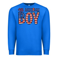 True Royal all American boy Premium Sweatshirt - Zillion Design Studio
