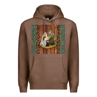 Chestnut jesus Premium Hoodie - JahusDesignShop