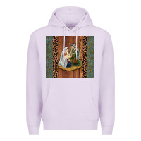 Lilac jesus Premium Hoodie - JahusDesignShop