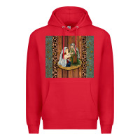 Red jesus Premium Hoodie - JahusDesignShop