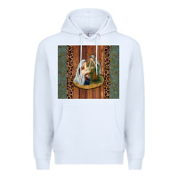 White jesus Premium Hoodie - JahusDesignShop