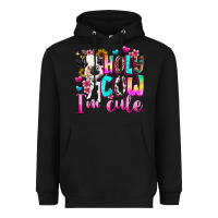 Black holy cow  m cute Heavyweight Hoodie - texasbilliewilder