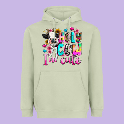 Heavyweight Hoodie holy cow  m cute