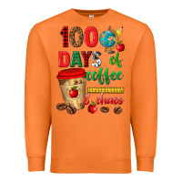 Carrot 100 days of coffee and chaos Premium Sweatshirt - texasbilliewilder
