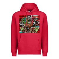 Cardinal christmas reinder Premium Hoodie - JahusDesignShop