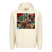 Sandshell christmas reinder Premium Hoodie - JahusDesignShop