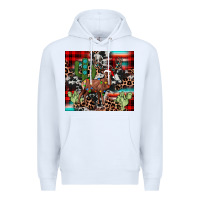 White christmas reinder Premium Hoodie - JahusDesignShop