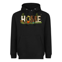 Black home camping Heavyweight Hoodie - texasbilliewilder