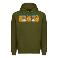 Army Green Blessed mama Premium Hoodie - Artiststas