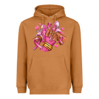 Meerkat Breast Cancer afro girl sneakers Heavyweight Hoodie - RanaPortraitStore