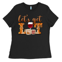 Black let's get lit candles Ladies Tee - BarkalooDesign