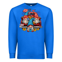 True Royal 4th of july gnomes farm truck Premium Sweatshirt - Zillion Design Studio