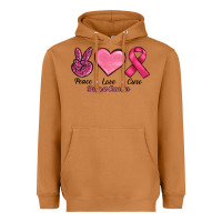 Meerkat Peace Love Cure Cancer Heavyweight Hoodie - RanaPortraitStore
