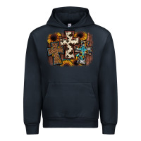 Navy cross background Urban Hoodie - JahusDesignShop