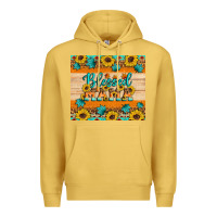Antique Gold Blessed mama Premium Hoodie - Artiststas