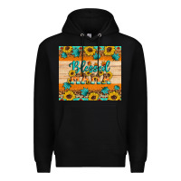 Black Blessed mama Premium Hoodie - Artiststas