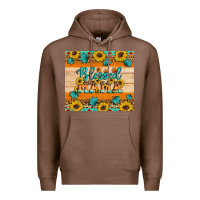 Chestnut Blessed mama Premium Hoodie - Artiststas