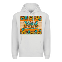 Dove Grey Blessed mama Premium Hoodie - Artiststas
