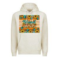 Oatmeal Heather Blessed mama Premium Hoodie - Artiststas
