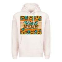 Pale Pink Blessed mama Premium Hoodie - Artiststas