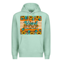 Seafoam Blessed mama Premium Hoodie - Artiststas