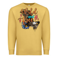 Antique Gold wild and free Premium Sweatshirt - Zillion Design Studio