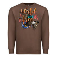 Chestnut wild and free Premium Sweatshirt - Zillion Design Studio