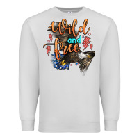 Dove Grey wild and free Premium Sweatshirt - Zillion Design Studio