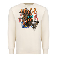 Sandshell wild and free Premium Sweatshirt - Zillion Design Studio