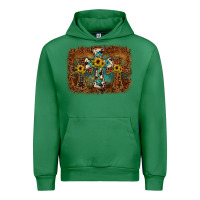 Emerald cross backgraund Urban Hoodie - JahusDesignShop