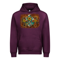 Mauve Wine cross backgraund Urban Hoodie - JahusDesignShop