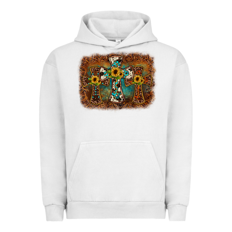 Cross Backgraund Urban Hoodie by JahusDesignShop | Teevron