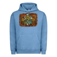 Pigment Pebble Blue cross backgraund Urban Hoodie - JahusDesignShop