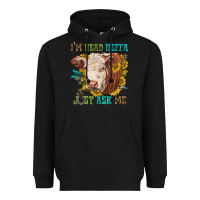 Im Head Heffa Just Ask Me Heavyweight Hoodie | Teevron