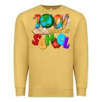 Antique Gold 100 days of school Premium Sweatshirt - texasbilliewilder