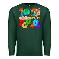 Sports Green 100 days of school Premium Sweatshirt - texasbilliewilder