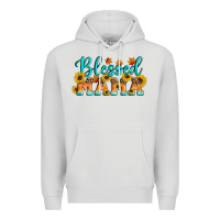Dove Grey Blessed Mama Premium Hoodie - Artiststas
