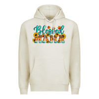Oatmeal Heather Blessed Mama Premium Hoodie - Artiststas