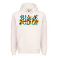 Pale Pink Blessed Mama Premium Hoodie - Artiststas
