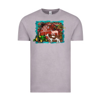 Vintage Zinc farm life tractor cow pig rooster Vintage Tee - Artiststas