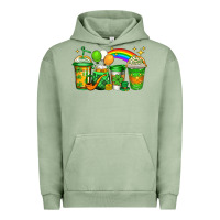 Pigment Oil Green st patricks coffee Urban Hoodie - Jasminsmagicworld