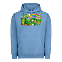 Pigment Pebble Blue st patricks coffee Urban Hoodie - Jasminsmagicworld