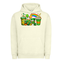 Pigment Pistachio st patricks coffee Urban Hoodie - Jasminsmagicworld