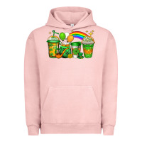 Pigment Salmon st patricks coffee Urban Hoodie - Jasminsmagicworld