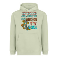Matcha jesus is the anchor of my soul Heavyweight Hoodie - texasbilliewilder